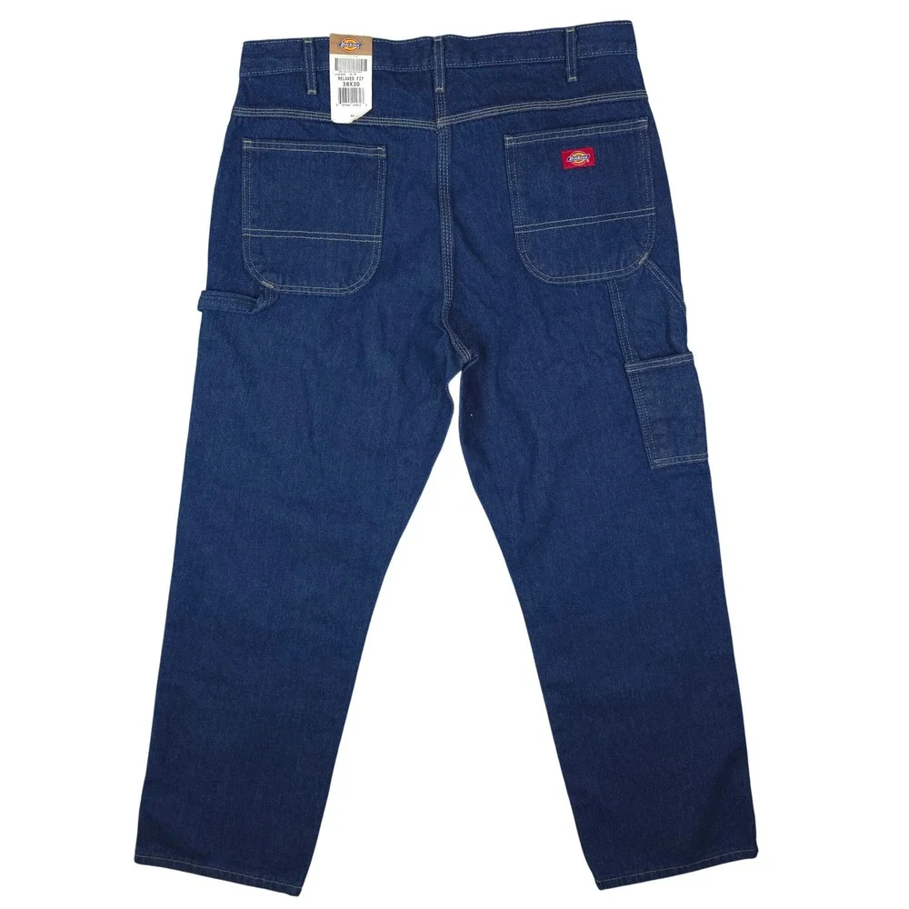 Dickies Carpenter Jeans Mens 38x30 Blue Relaxed Fit Workwear‎ Utility Y2K Skater